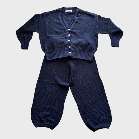 FREE PEOPLE Hailee Cardi Set | Navy - Picture 8 of 13